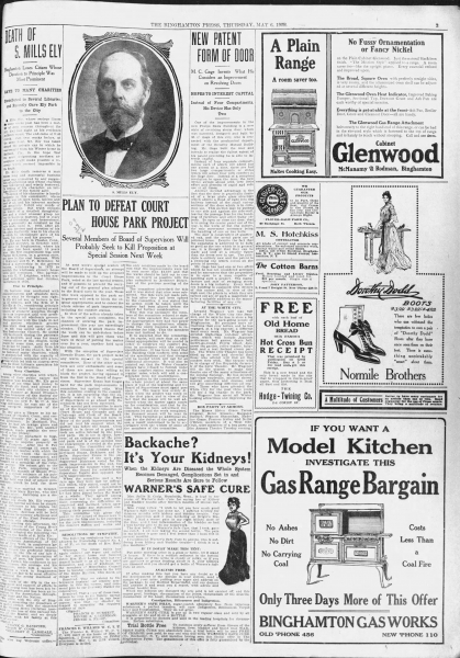 1 Full Page The Binghamton Press Thursday May 6, 1909