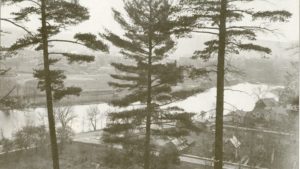 View from Mt. Prospect of Stow Flats in 1902. Photo Credit: Noyes Collection, Broome County Historical Society