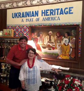 Me and the nicest Ukrainian lady I ever met!